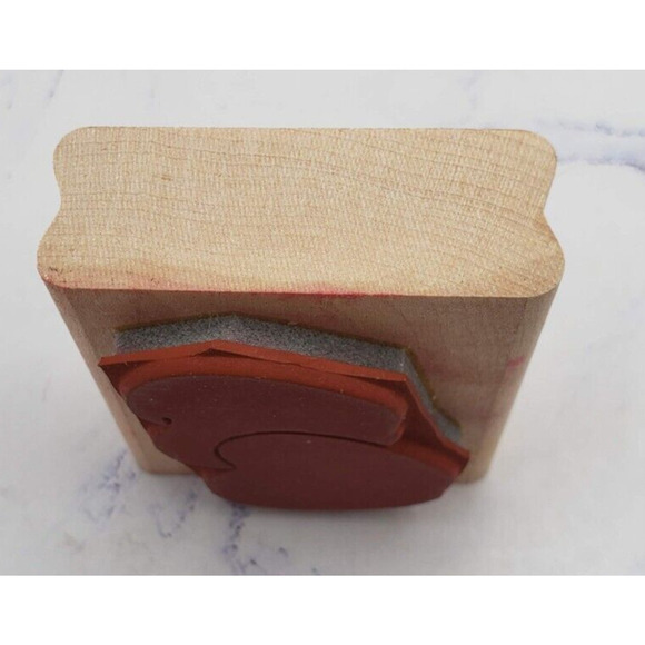 Stampin' Up! Pair of Apples Fall Fruit Tree Nature Wood Mounted Rubber Stamp - Picture 5 of 7